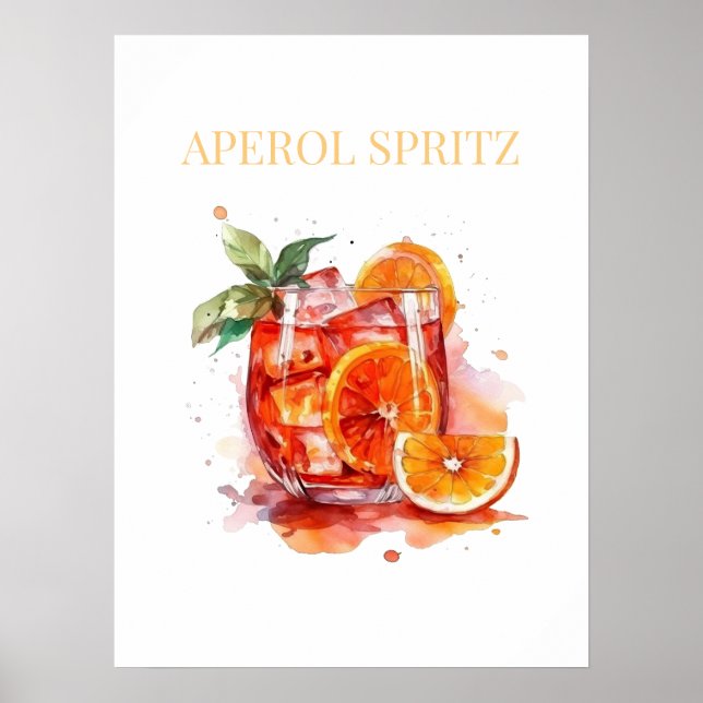 Poster Aperol Spritz (Devant)