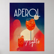 Aperol Spritz Nights Cocktail rétro
