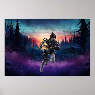 Poster Apex Legends Wraith Scène