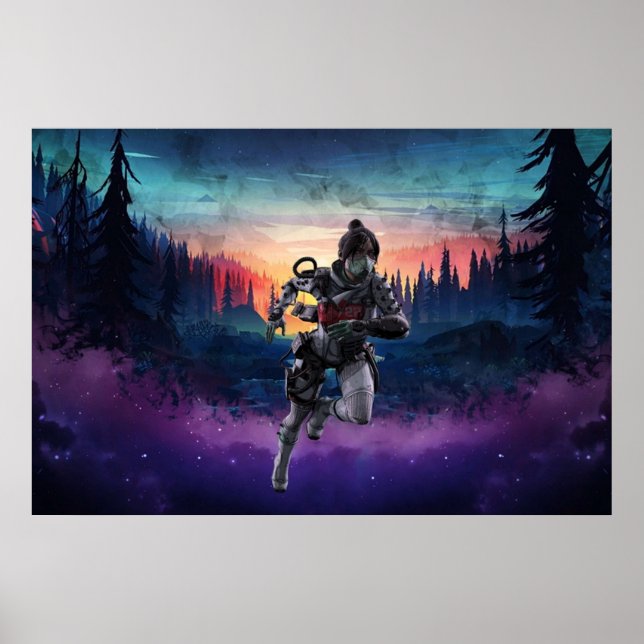 Poster Apex Legends Wraith Scène (Devant)