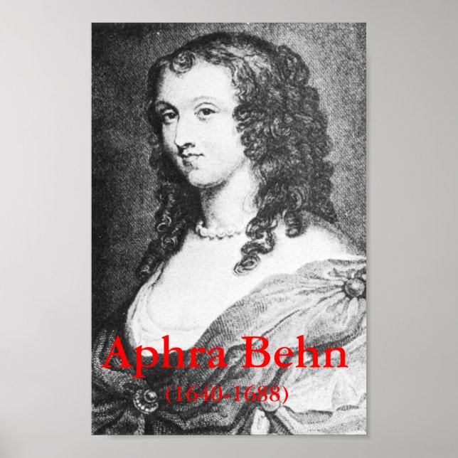 Poster Aphra Behn (Devant)