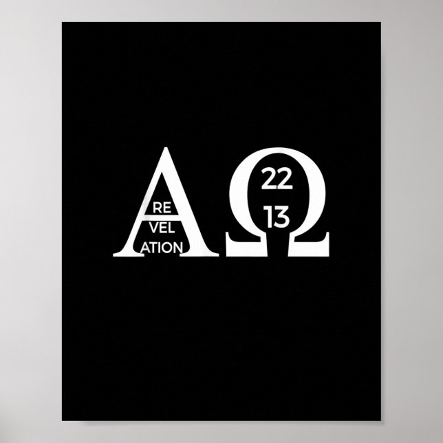 Poster Apocalypse 2213 Alpha Omega T-shirt Bible Christia (Devant)