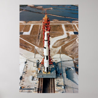Poster Apollo 10 sur le panneau de lancement