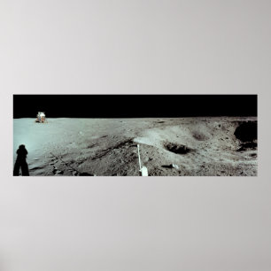 Poster Apollo 11 Débarquement lunaire