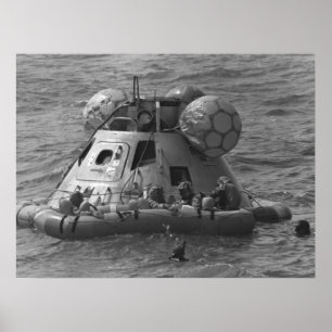 Poster Apollo 12 Splashdown & Recovery