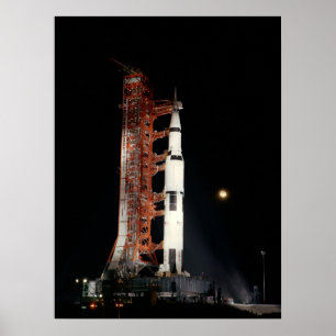 Poster Apollo 12 sur le panneau de lancement