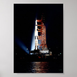 Poster Apollo 14 sur le panneau de lancement