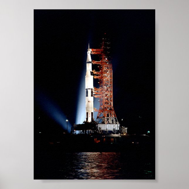 Poster Apollo 14 sur le panneau de lancement (Devant)