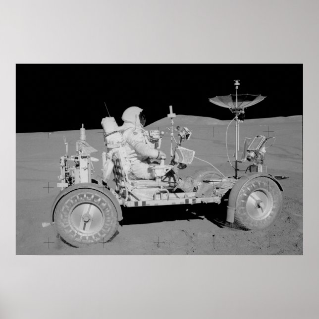 Poster Apollo 15 Lunar Roving Vehicle (Devant)