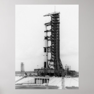 Poster Apollo 15 sur le panneau de lancement