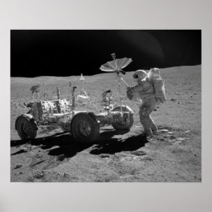 Poster Apollo 16 Véhicule roulant lunaire