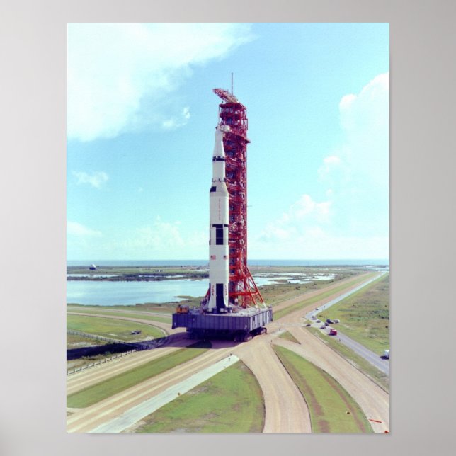 Poster Apollo 17 sur la Crawlerway (Devant)