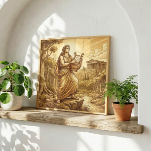 Poster Apollon Mythologie grecque
