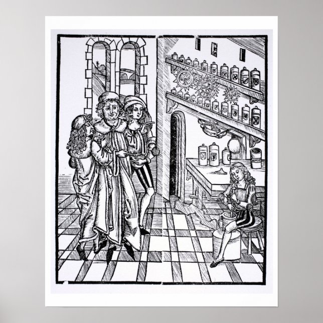 Poster Apothecary's shop (Devant)
