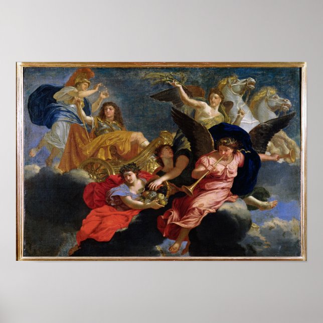 Poster Apothéose du roi Louis XIV de France (Devant)