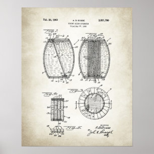 POSTER APPAREIL DE VIEILLISSEMENT WHISKY BREVET