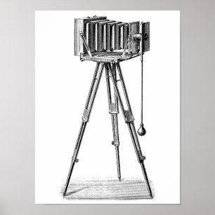 Poster Appareil photo vintage - Caméras antiques Photogra