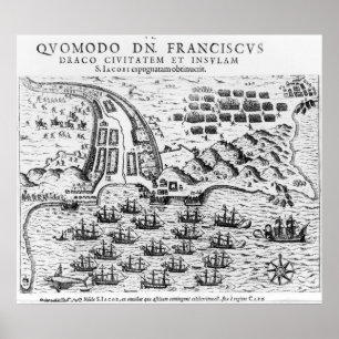 Poster Apparence de plan comment Francis Drake a donné