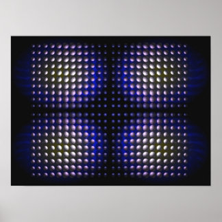 Poster Apparence surnaturelle abstraite numérique