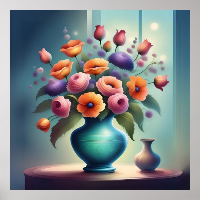 Poster Appariement floral rêvé (Devant)