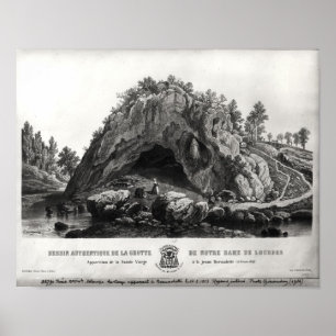 Poster Apparition de la Vierge Marie