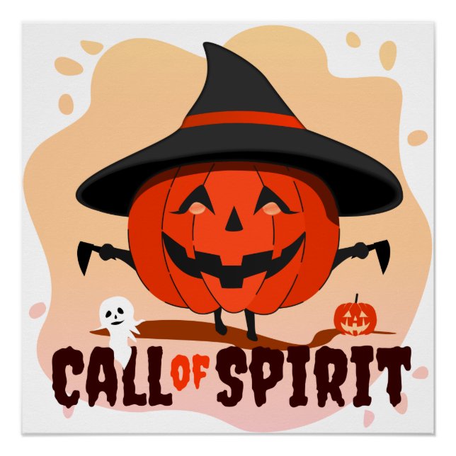 Poster Appel de l'Esprit d'Halloween (Devant)