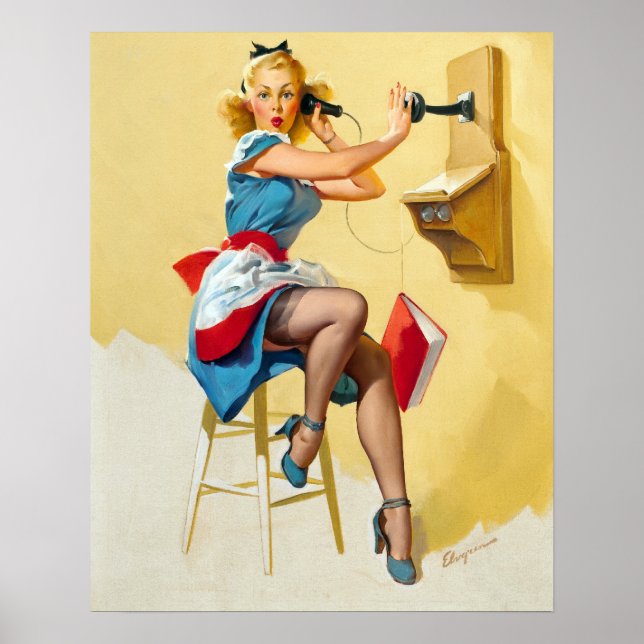 Poster Appel d'une souris vers le haut (Devant)