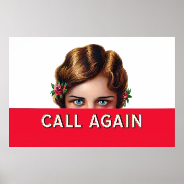 Poster Appeler de nouveau les cigares (Devant)