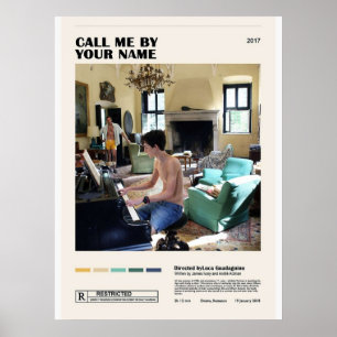 Poster Appelez-moi votre nom