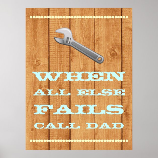 Poster Appelle papa (Devant)