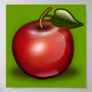 Poster apple_002_Vector_Clipart