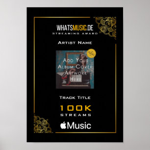Poster Apple Music Streaming Award