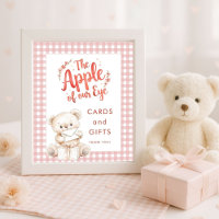 Apple of Eye En vichy Baby showers Cartes et Cadea