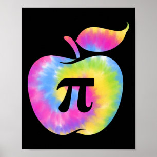 Poster Apple Pi Day Funny 3.14 Pi Day Enseignants en math