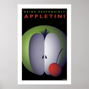 Poster Appletini (Petite affiche)