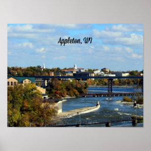 Poster Appleton, Wisconsin photo paysage