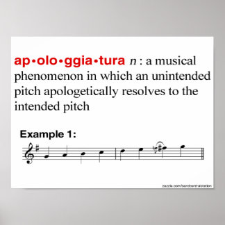 Poster Appologgiatura
