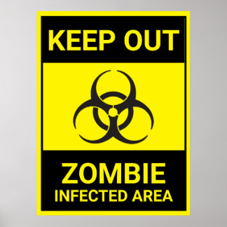 Poster Apport Halloween Zombie Quarantine