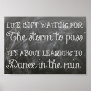 Poster Apprendre à danser sous la pluie