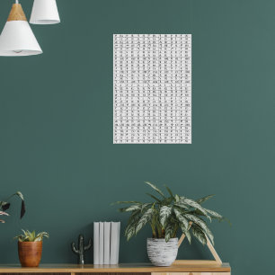 Poster Apprendre l'alphabet amharique   Lettre