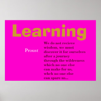 Poster Apprentissage