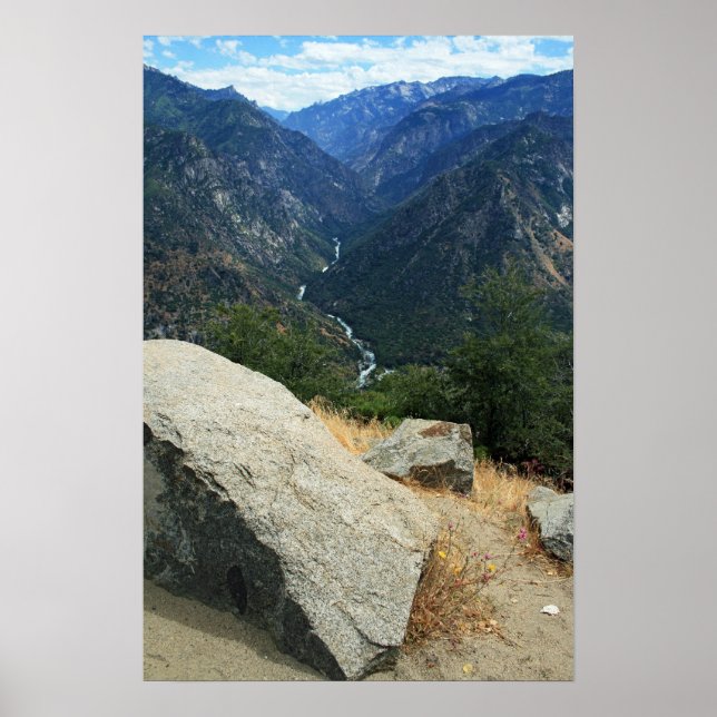 Poster Approche de Kings Canyon (Devant)