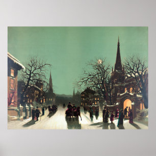 Poster Approche de la nouvelle année