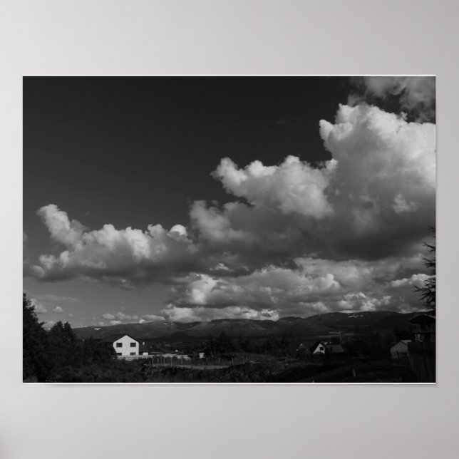 Poster Approche nuageuse (Devant)