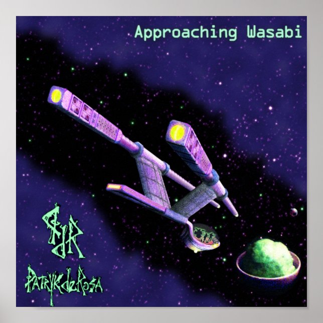 Poster "Approcher Wasabi" par Jason T. Reimche (Devant)