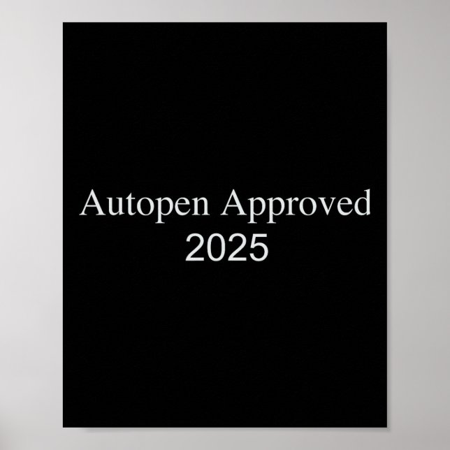 Poster Approuvé par Autopen 2025  (Devant)