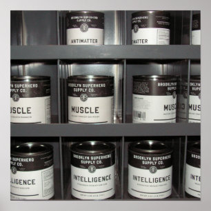 Poster Approvisionnements de super héros