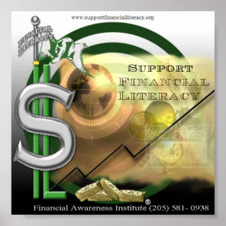 Poster Appui à l'affiche de littératie financière