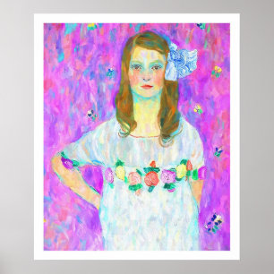 Poster Après Klimt - Portrait de Mada