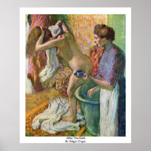Poster Après Le Bain Par Edgar Degas